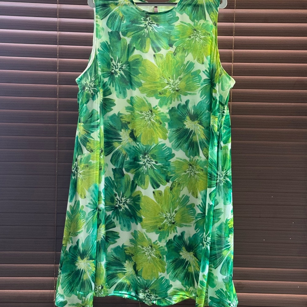 Calvin Klein Floral Shift Dress 24W